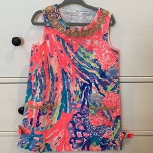 Lilly Pulitzer Girls Shift Dress, Size 4, Excellent Condition